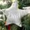 Thumbnail: Personalised hanging star decoration