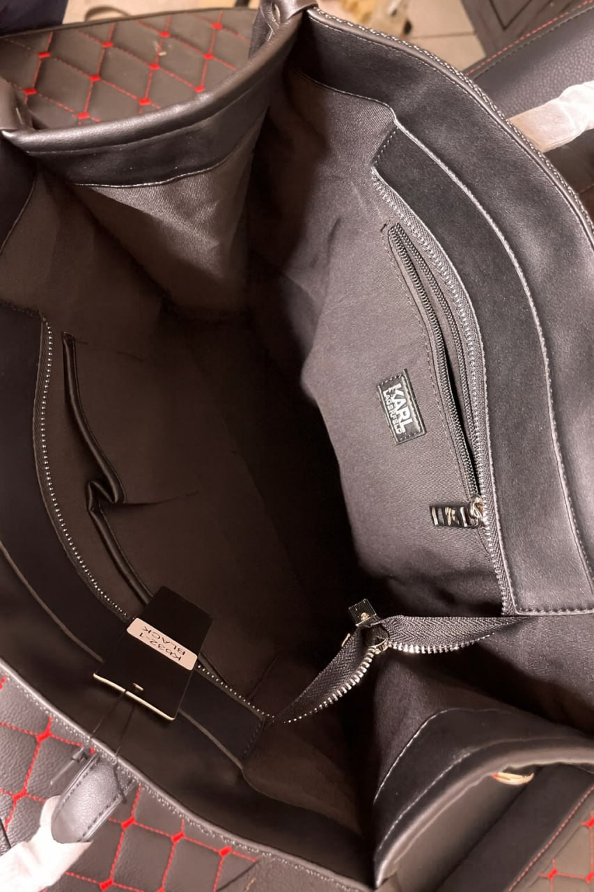 Thumbnail: Karl Lagerfeld Black Tote Bag