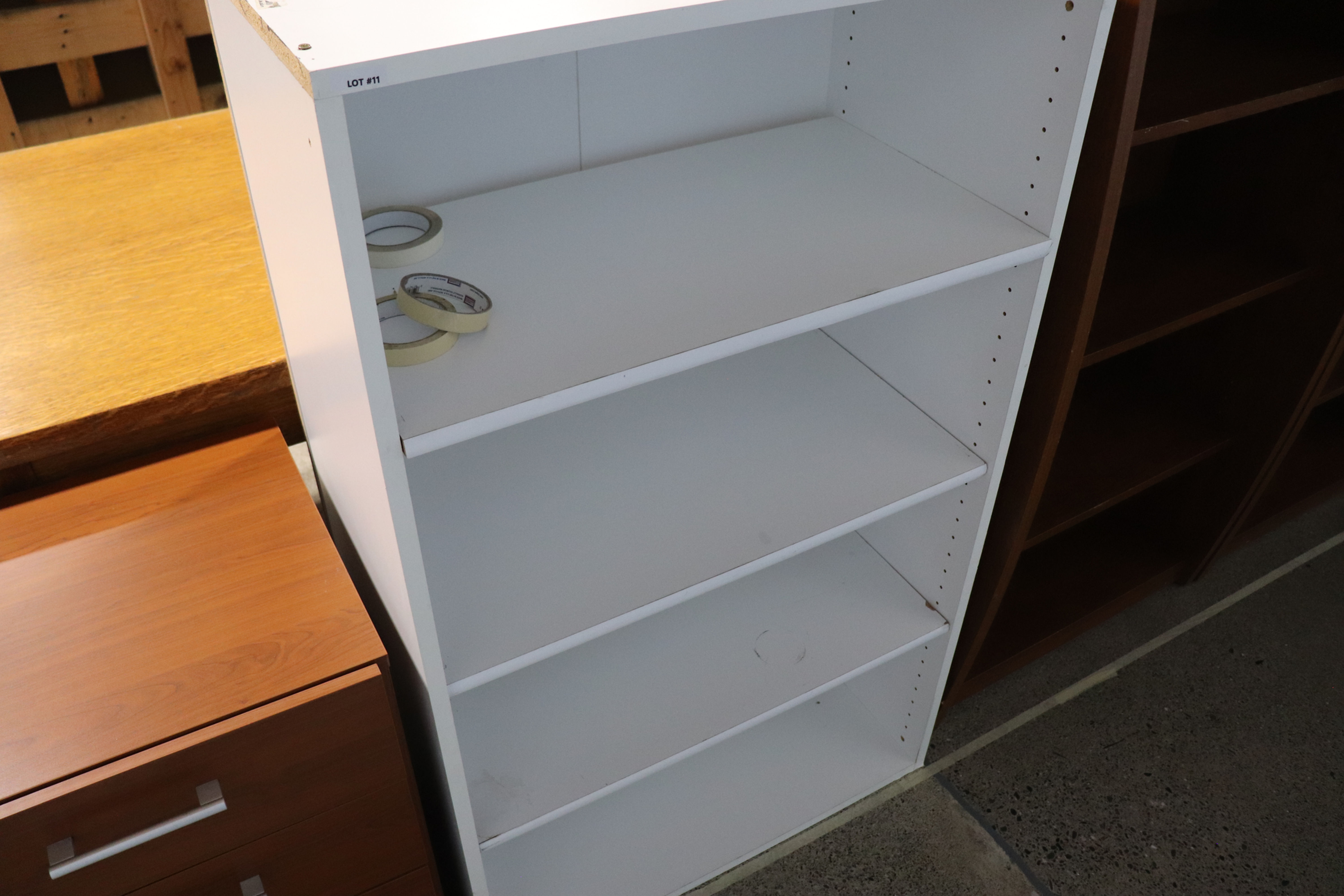 White Bookshelf
