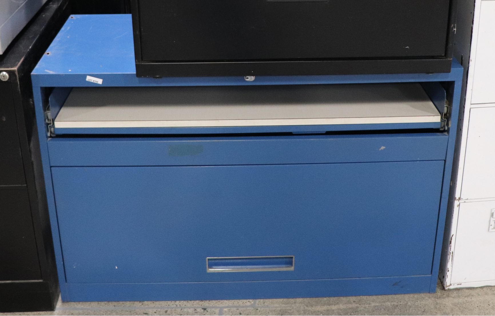 Blue Filing Cabinet