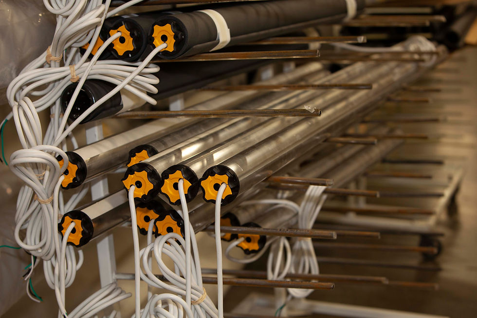 Stack of Somfy Motors