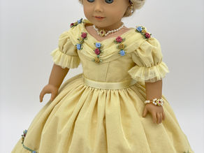 Issue 9 - Civil War / Victorian Collaboration The Victorian Primrose Gown by A Stitch in Time's Line