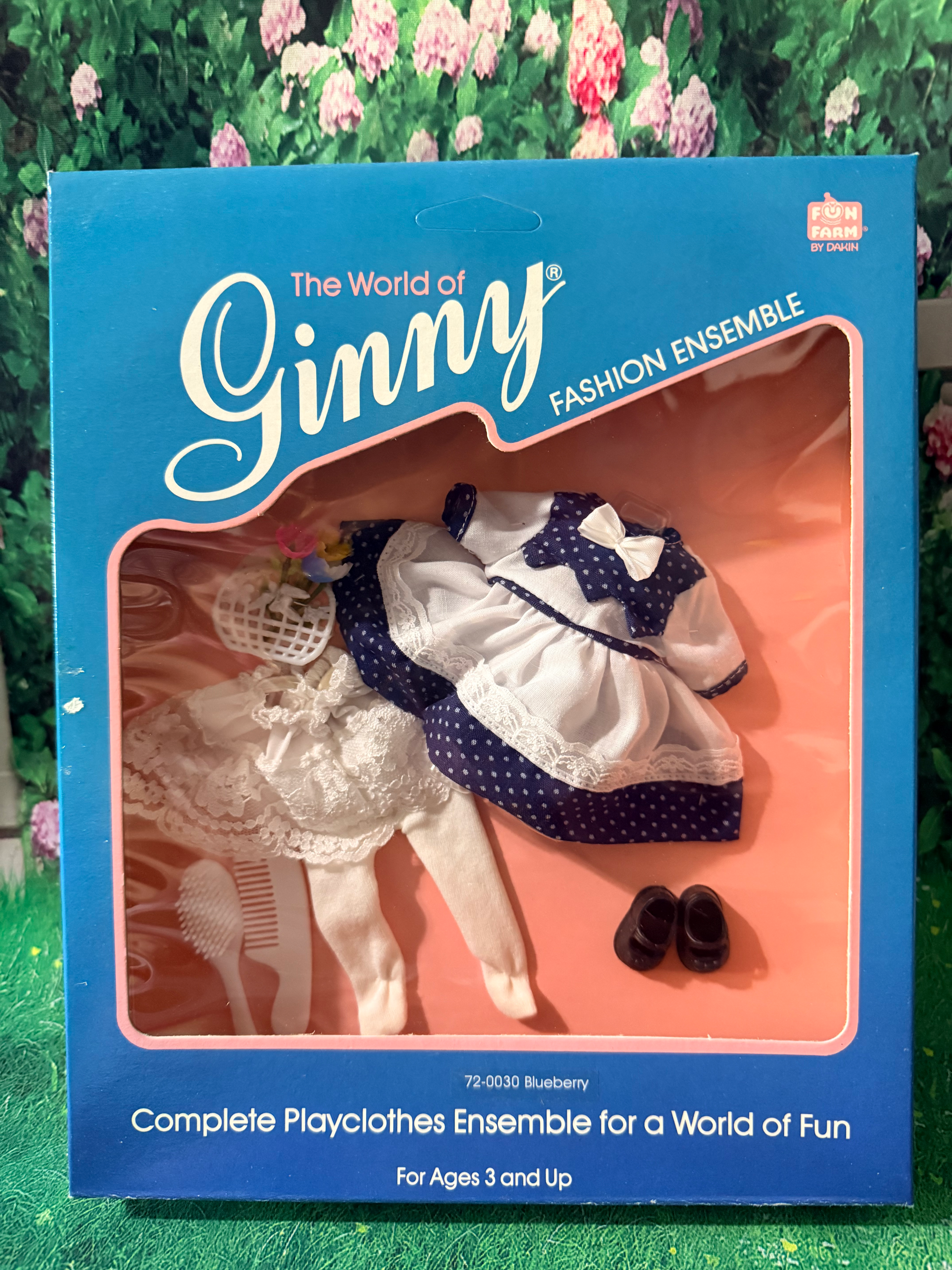Vogue Ginny 8” Outfit “Blueberry” New in Box Clothes Dress Outfit