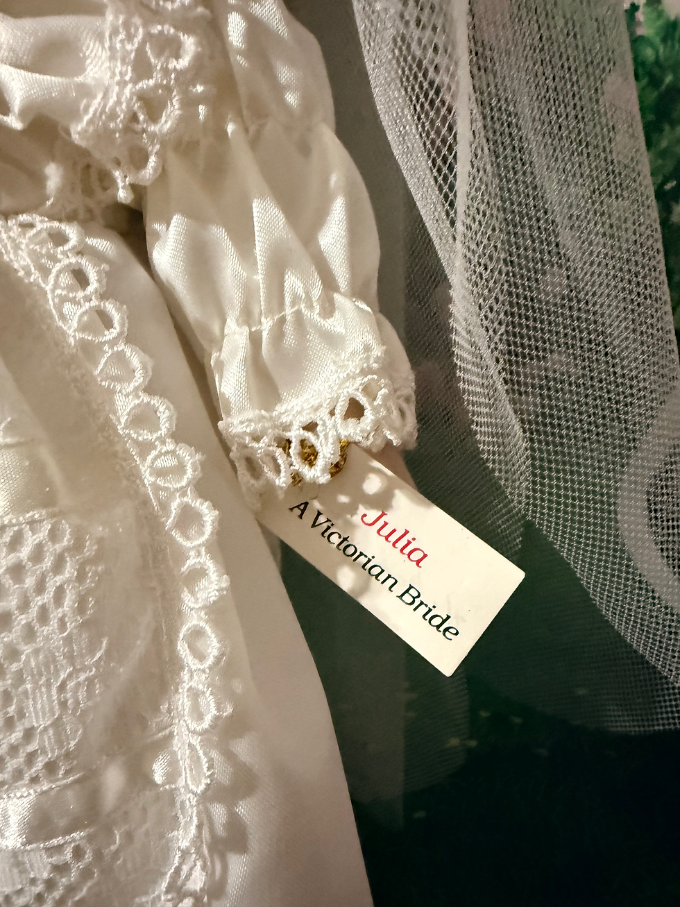Thumbnail: Adopt Me:  14” Julia “A Victorian Bride” by Danbury Mint Doll
