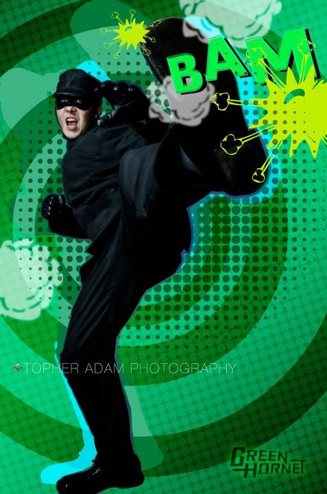 Thumbnail: Kato Green Hornet Men's Costume Adult