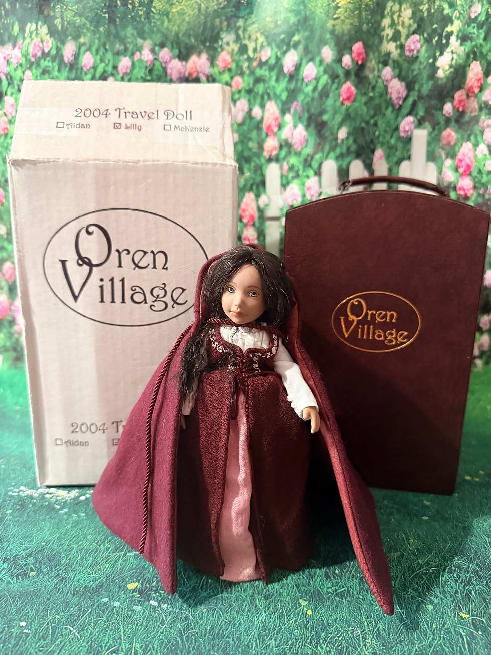 Thumbnail: Adopt Me: Oren Village 2004 Travel Doll Lilly with Case