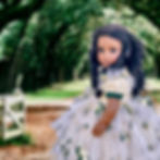 Thumbnail: Cecile in Dark Brown Wig Size 11-12” for American Girl and 18" Dolls