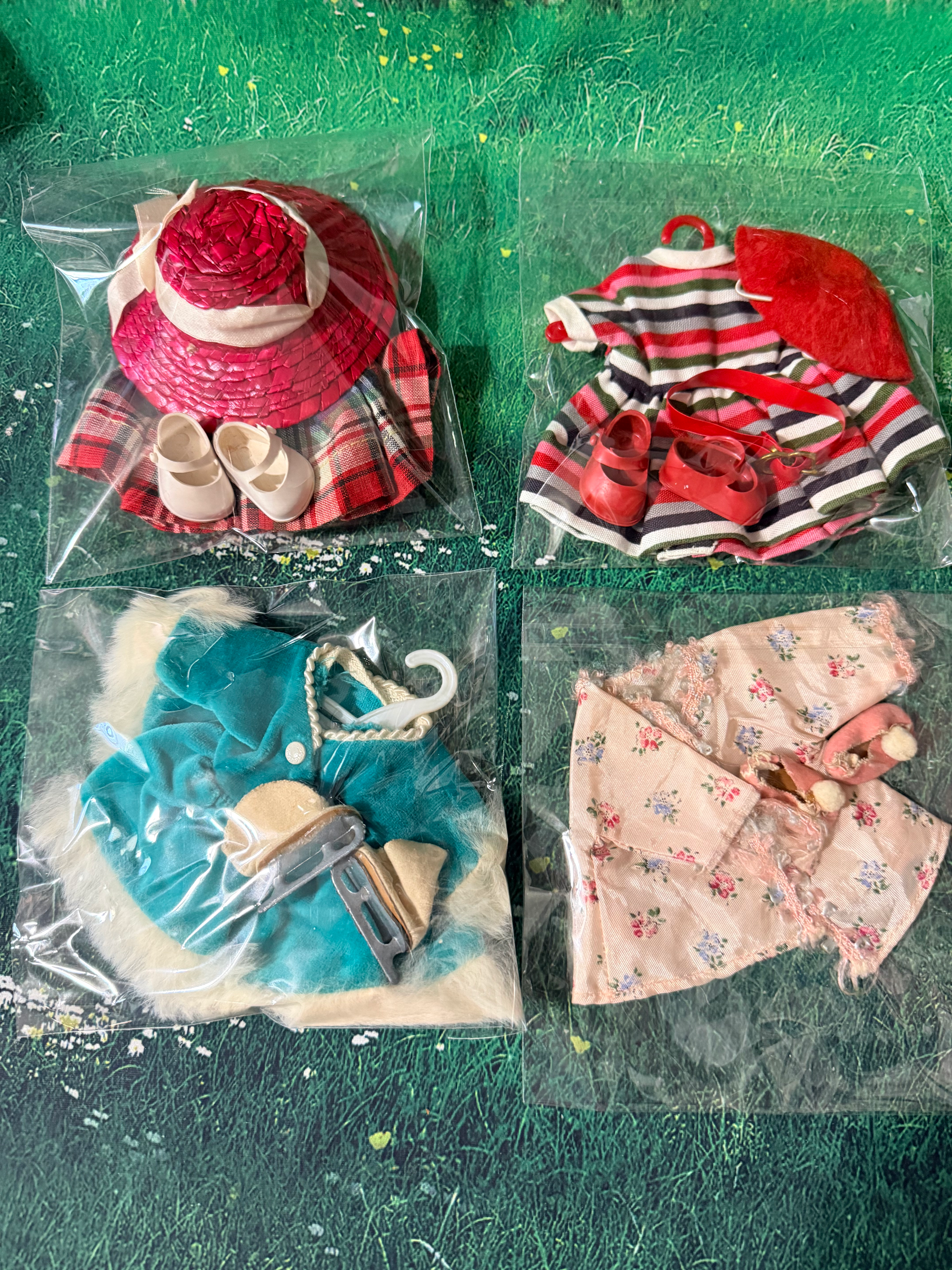 Lot #3 Ginny Muffie Ginger Vintage 8” Outfit Clothes Dress Outfit