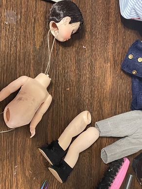 Restringing Madame Alexander 8" Dolls