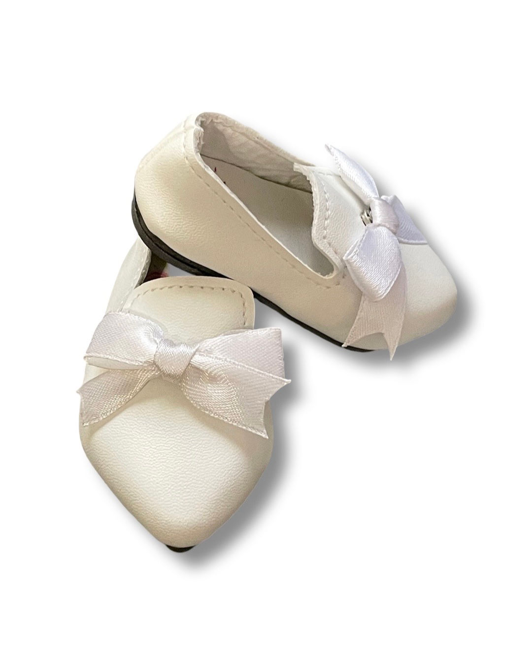 Rococo 18th Century Dress Historical Shoes White Made for 18 Inch Doll Brands