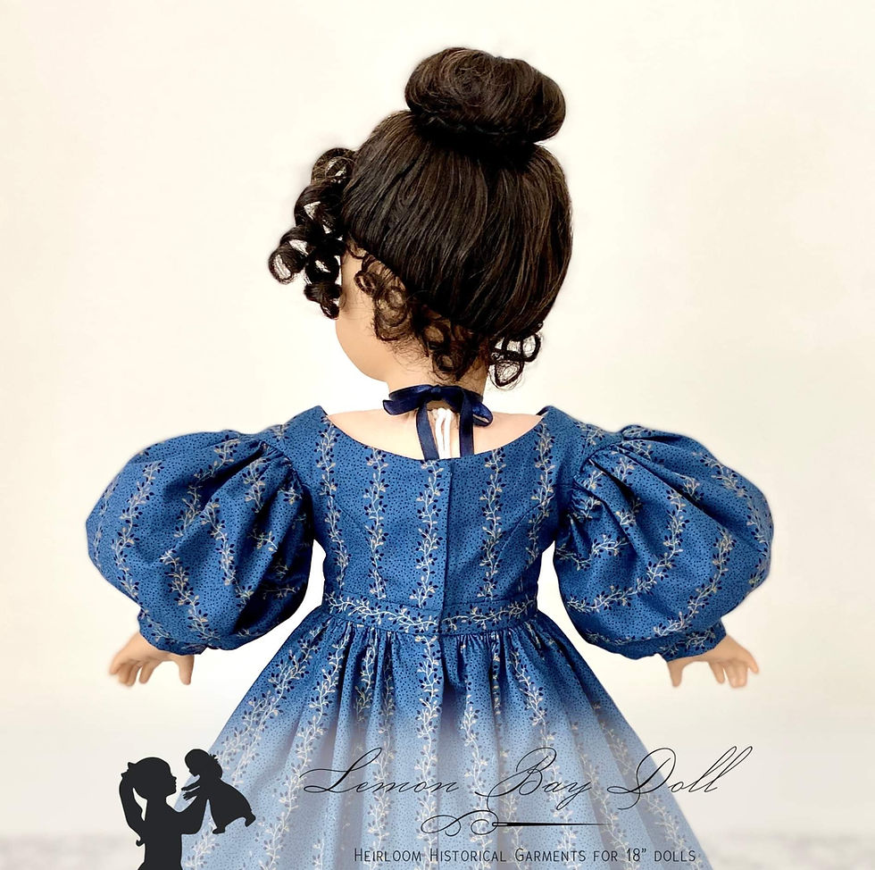 Thumbnail: Premium Historical Jane Wig 11-12” for 18 Inch Dolls
