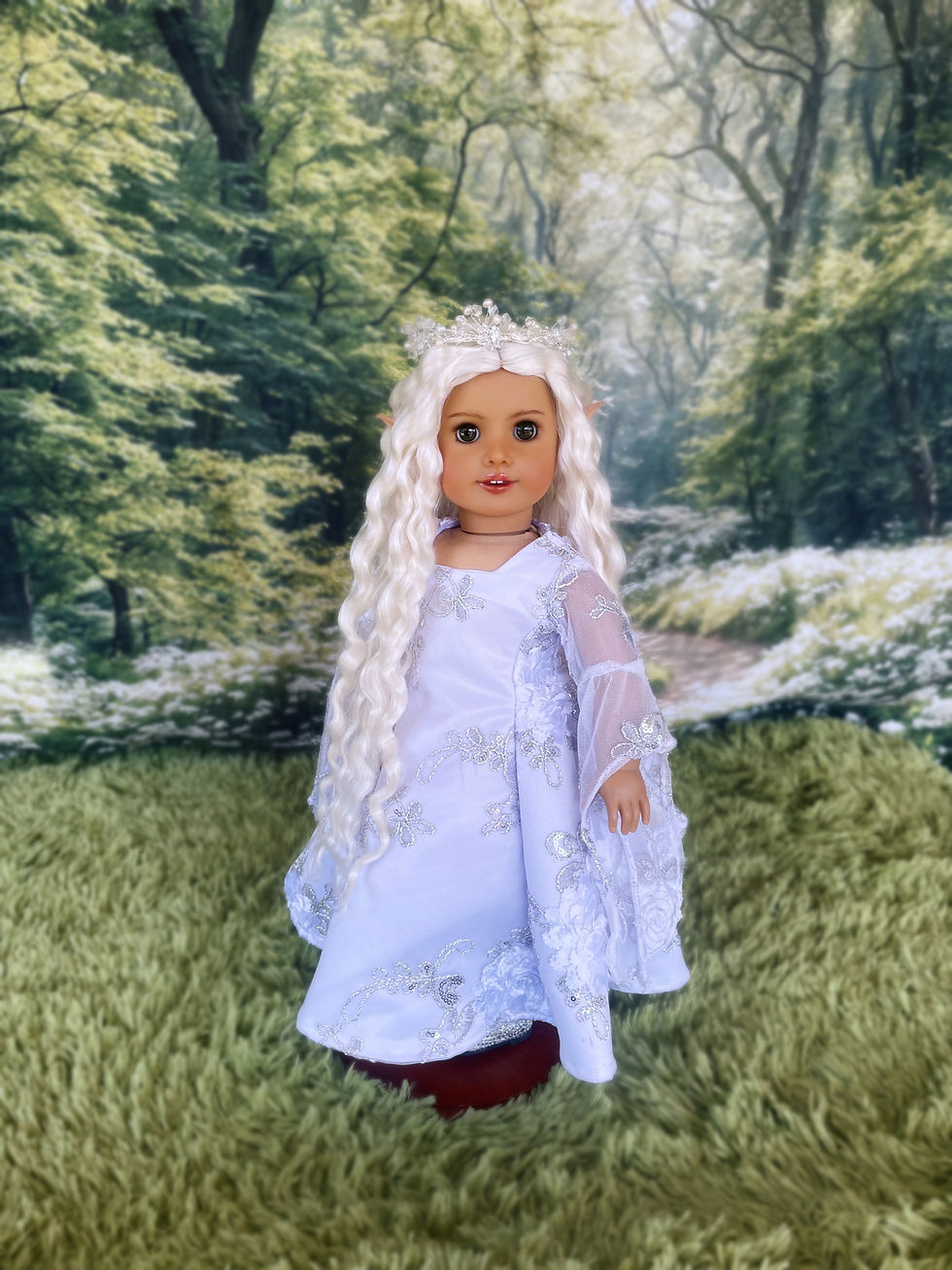 Thumbnail: Constance in Winter White Medieval Size 11-12" for American Girl Gotz & 18" Doll