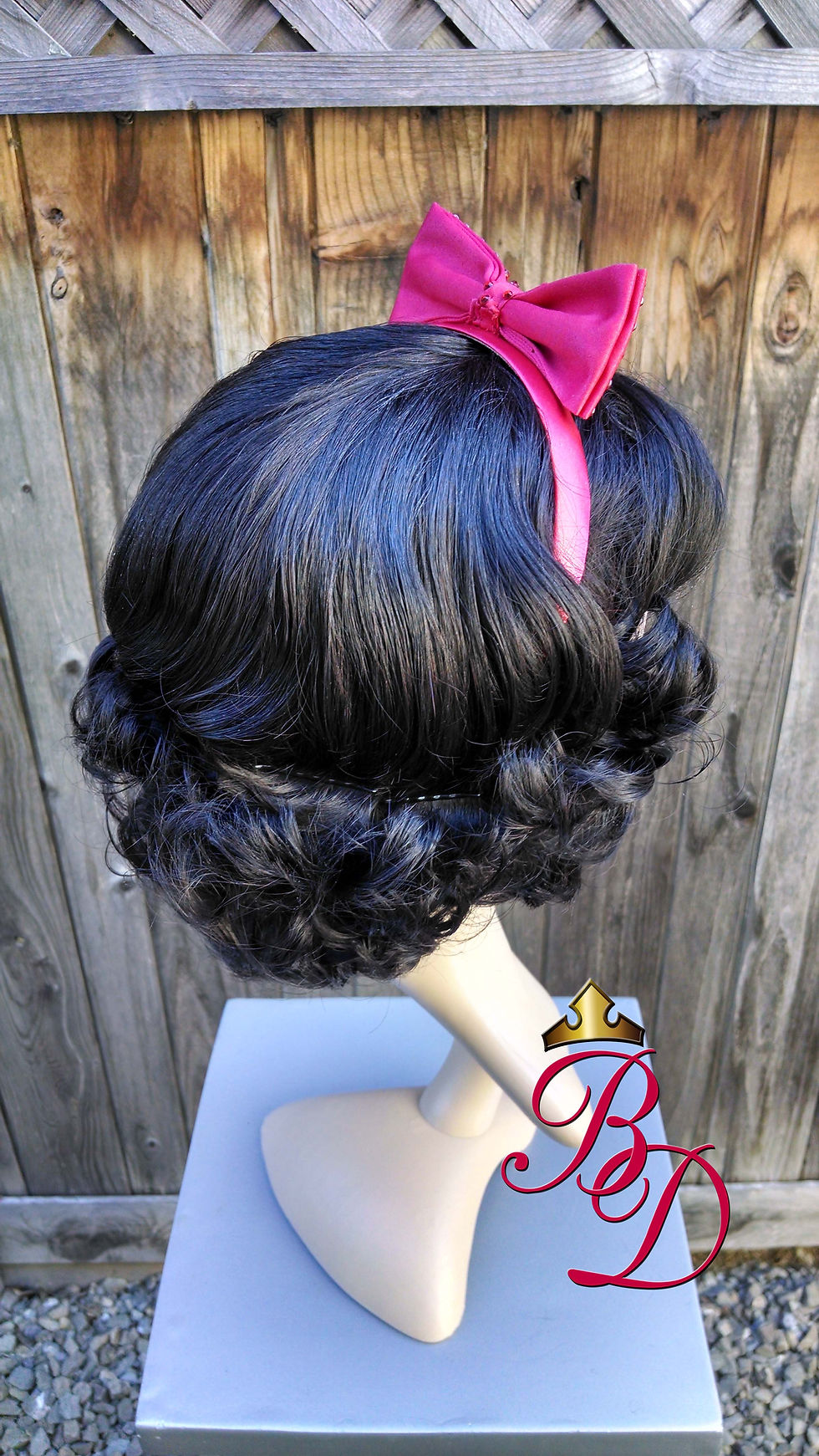 Thumbnail: Snow White Lace Front Inspired Wig With Headband