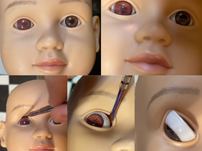Changing Eyes on a 23" My Twinn Doll