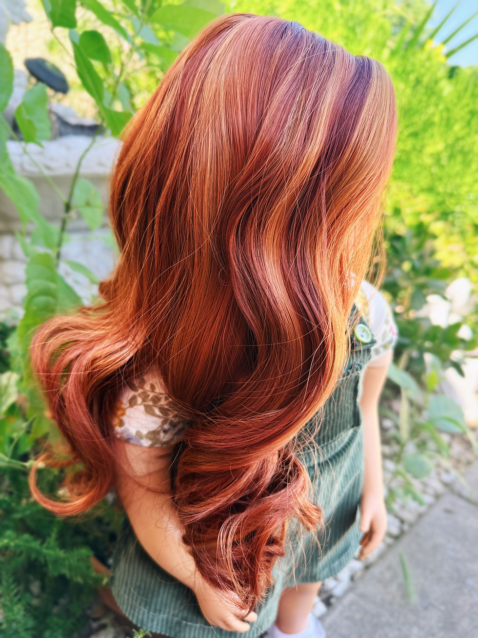 Thumbnail: Katie in Autumn Fox Size 13-14" Wig for My Twinn Dolls
