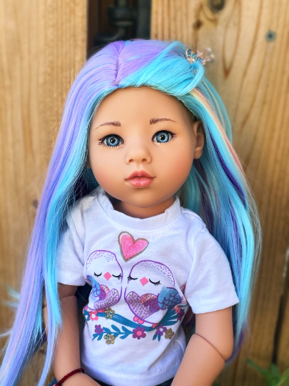 Thumbnail: Abigail in Unicorn Dreams Size 11-12" for American Girl and 18" Dolls