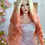 Thumbnail: CTB Wig Size 8" Style Name: Rosamund in Coral Fantasy Ombre Dyed Replacement Wig