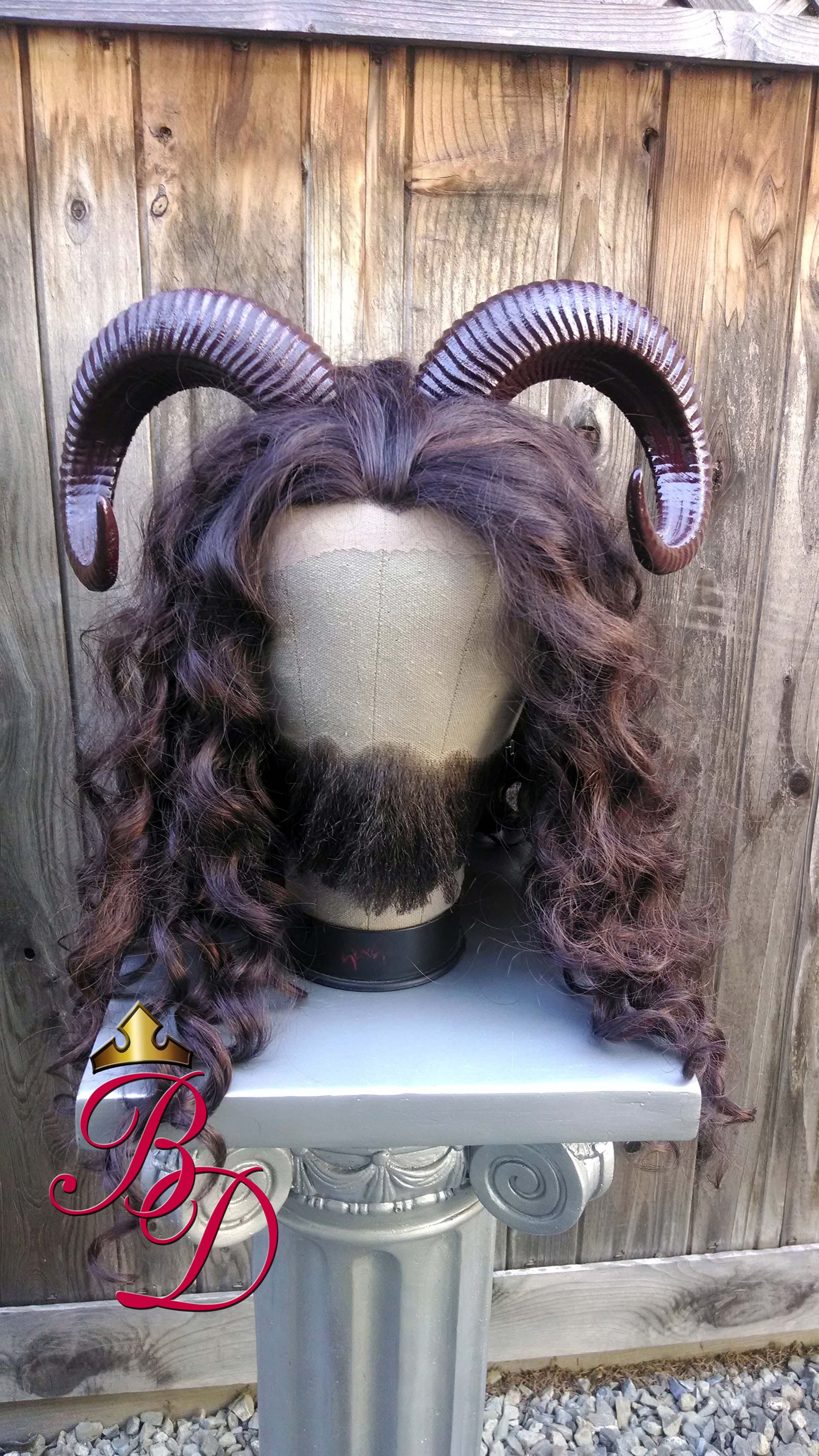 Satyr Goat Man Fawn Men's Lace Front Wig Quality