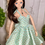Thumbnail: Love in the Afternoon Halter Dress in Aqua Floral for 1/3 BJD and Smart Dolls