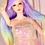Thumbnail: Wig Size 8" Style Name: COLORTASTIC Sasha in Rainbow Fantasy Ombre Dyed Wig