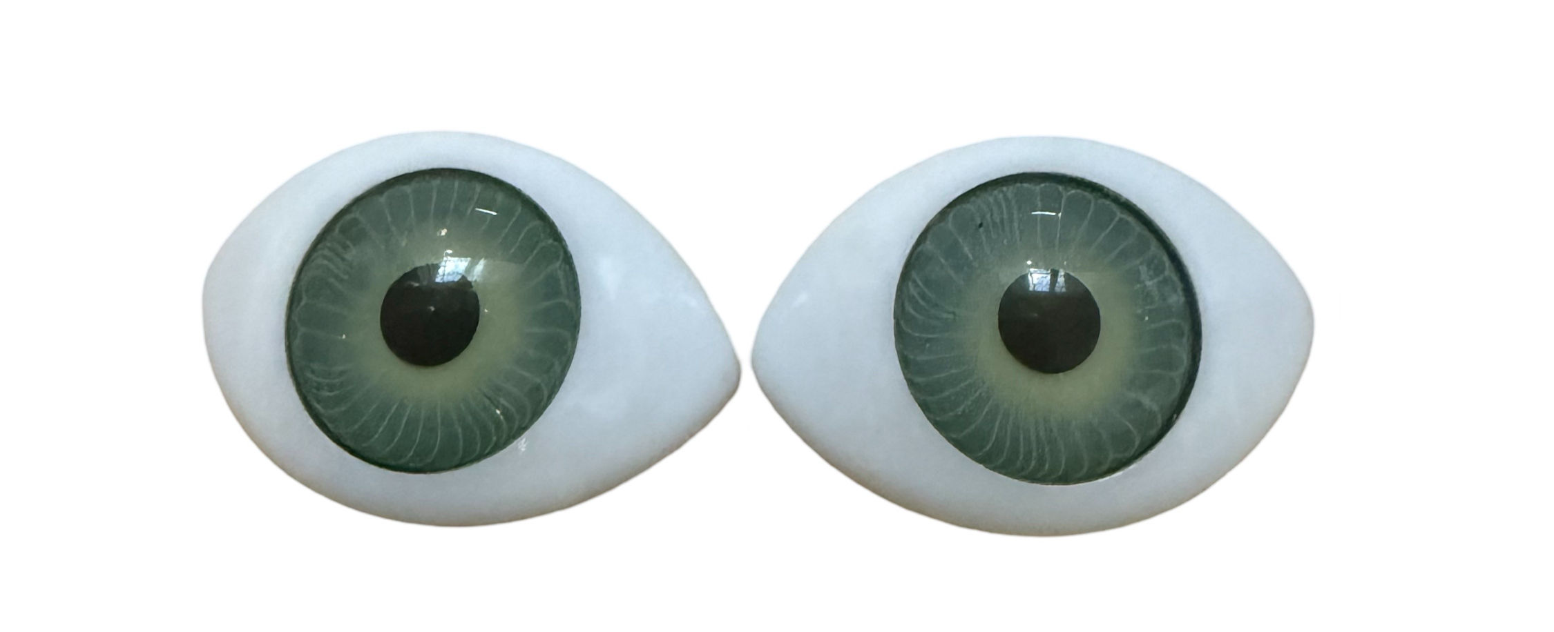20mm Acrylic Stationary Doll Eyes Green