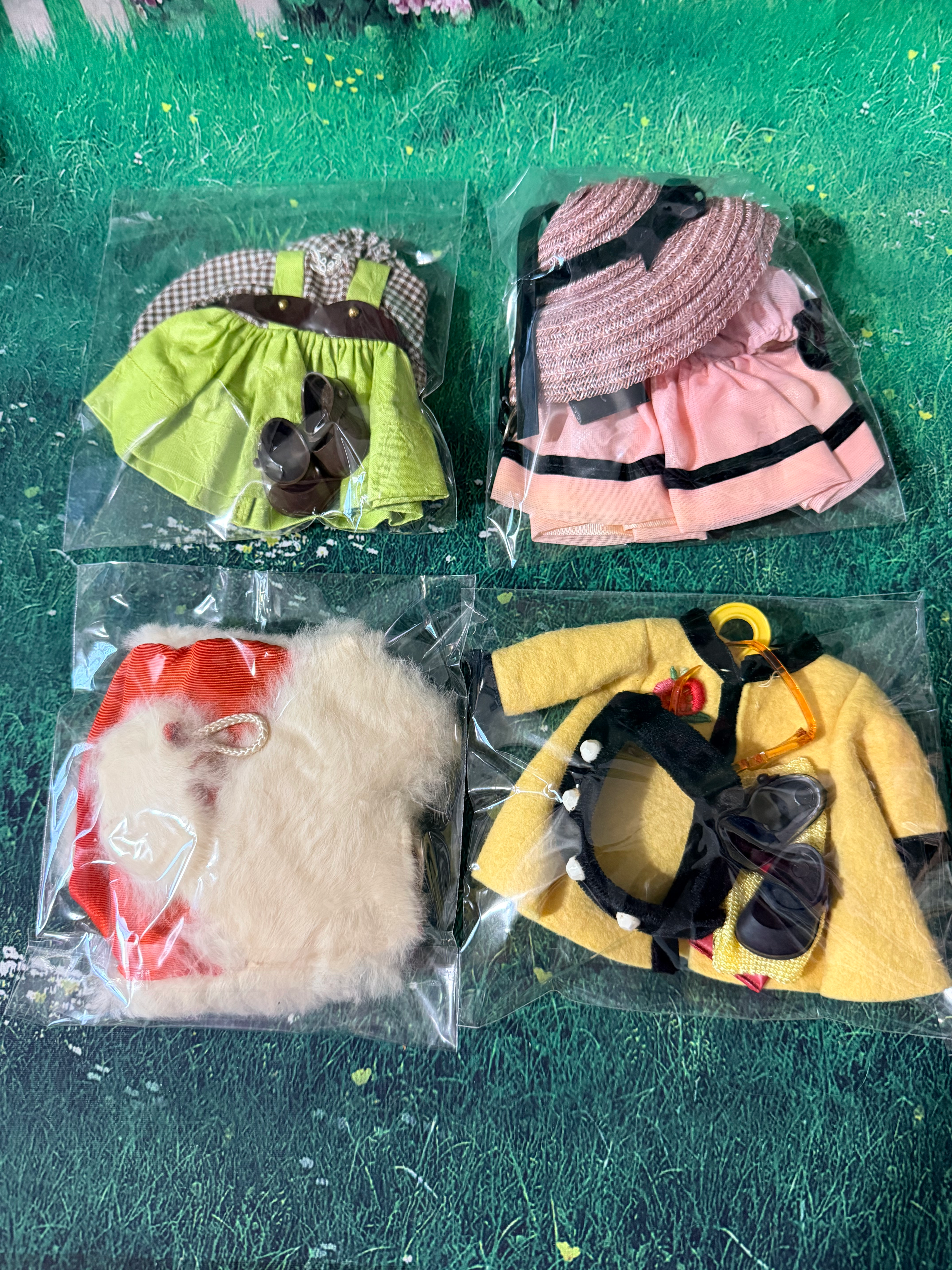 Lot #4 Ginny Muffie Ginger Vintage 8” Outfit Clothes Dress Outfit