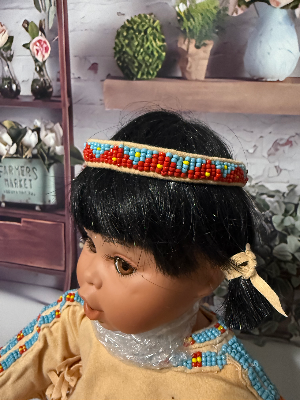 Thumbnail: Adopt Me:  Native American 15” Porcelain Baby Doll