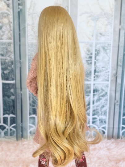 Thumbnail: Rapunzel Extra Long Wig in Light Blonde Replacement Wig for BJD 1/3& Smart Dolls