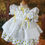 Thumbnail: "Lemon Maid" Party Dress and Pinafore for Patti Playpal Dolls