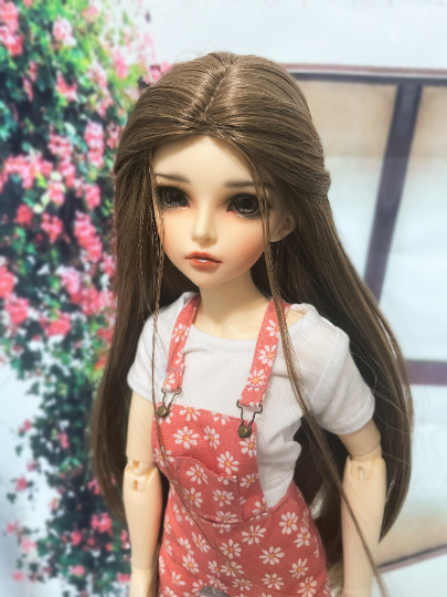 Thumbnail: Abigail in Light Brown Size 7-7.5” for Minifee Ellowyne and 1/4 Scale
