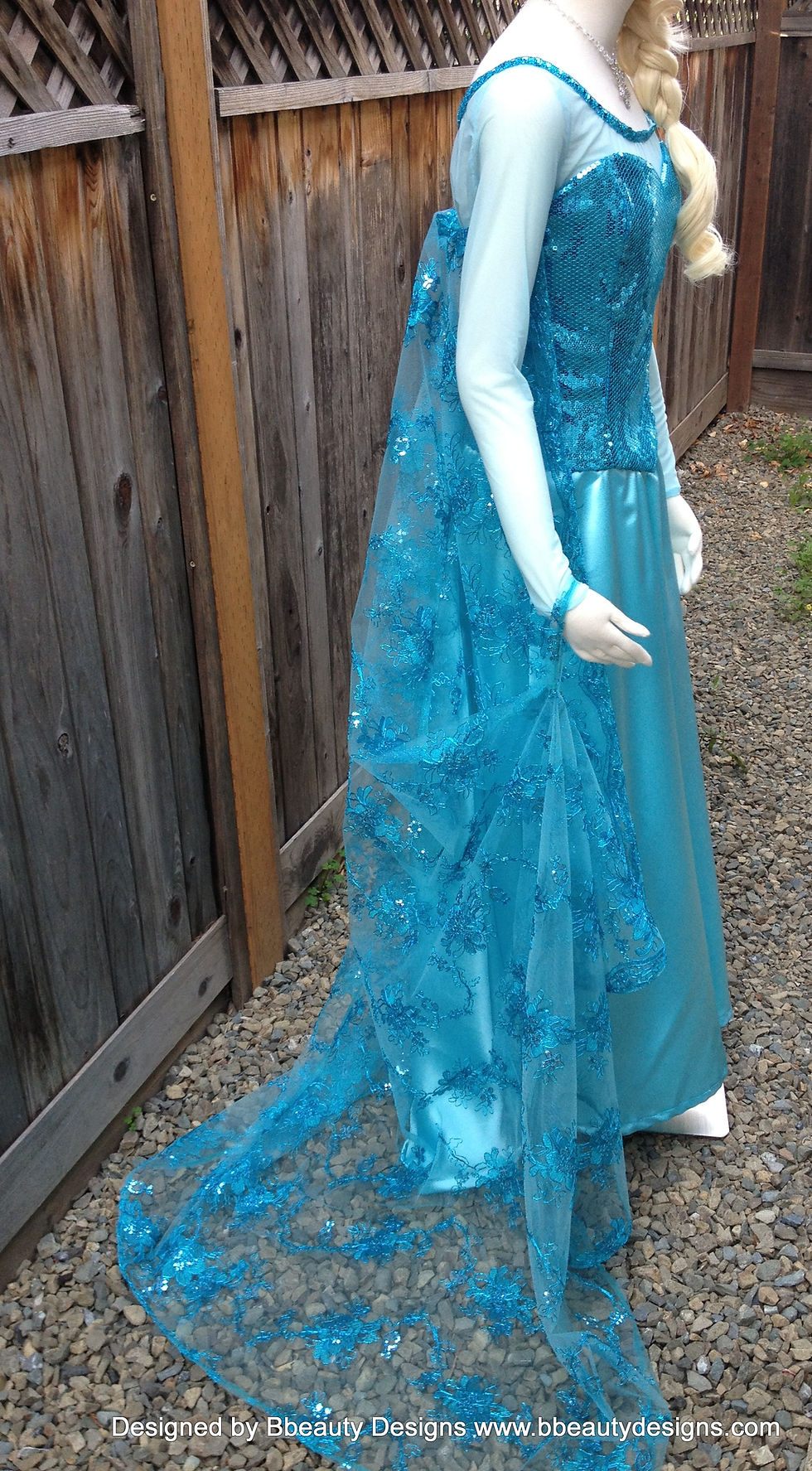Thumbnail: Elsa Frozen Sparkly Version C Adult Costume