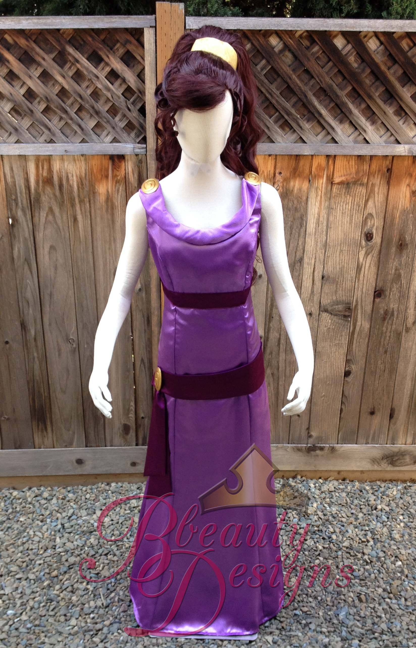 Megara Hercules v.B Costume Dress Gown