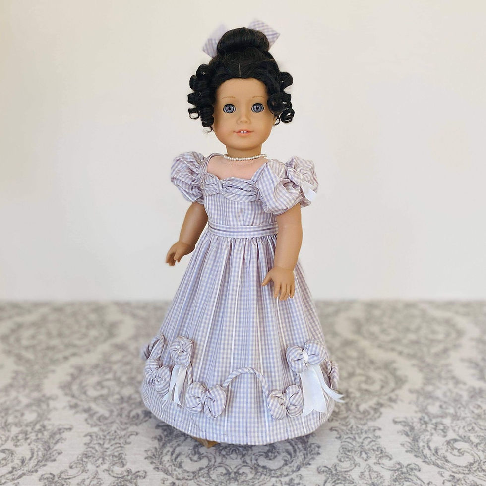 Thumbnail: Premium Historical Jane Wig 11-12” for 18 Inch Dolls