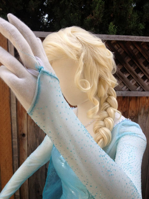 Thumbnail: Elsa Frozen Glitterized Version H Adult Costume
