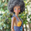 Thumbnail: SMD Premium Whitney in Black Short Afro Replacement Wig for SmD 1/3 BJD Dolfie D