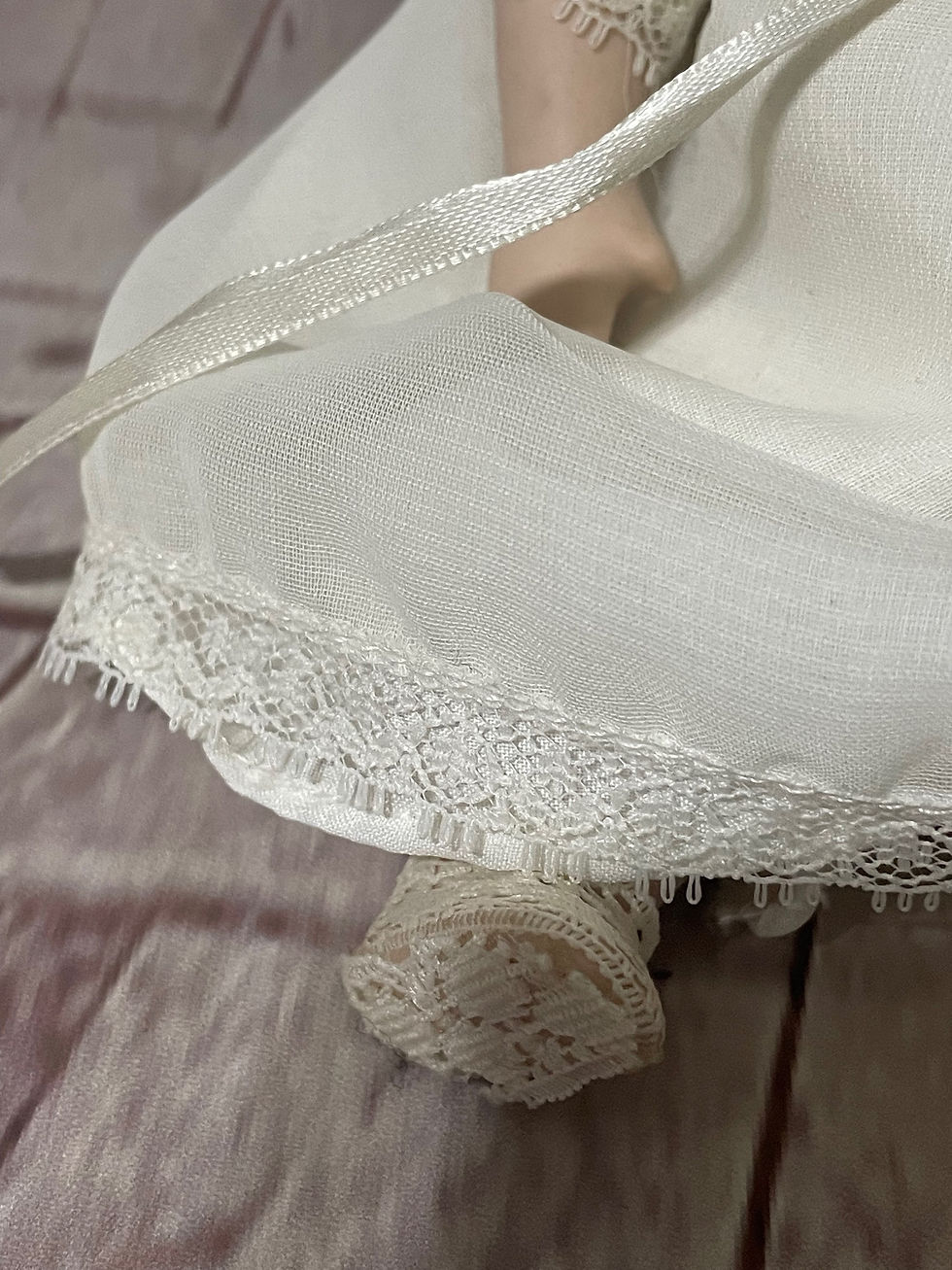 Thumbnail: Adopt Me: 9” Toddler Baby Porcelain Doll in White Chiffon