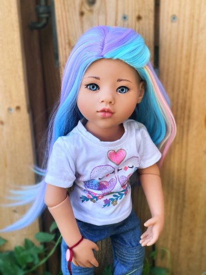 Thumbnail: Abigail in Unicorn Dreams Size 11-12" for American Girl and 18" Dolls