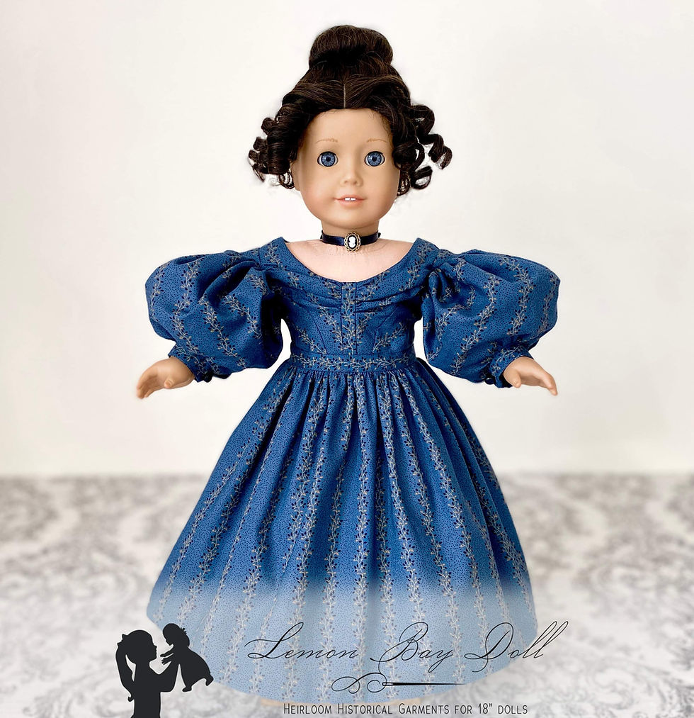 Thumbnail: Premium Historical Jane Wig 11-12” for 18 Inch Dolls