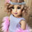Thumbnail: Evie in Golden Blonde 1920’s Wig Curly for 18" Dolls