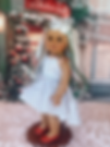 Thumbnail: Merry Berry Polka Dot Christmas Dress for American Girl Doll
