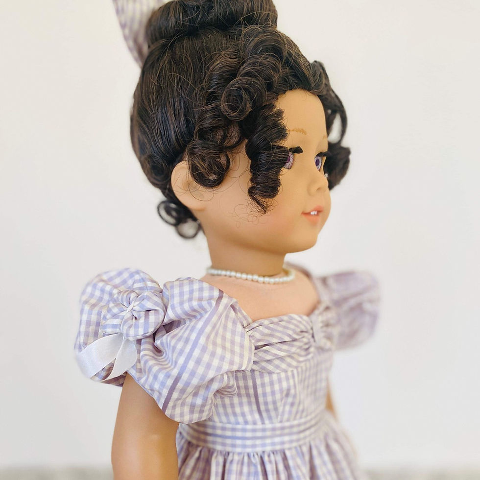 Thumbnail: Premium Historical Jane Wig 11-12” for 18 Inch Dolls