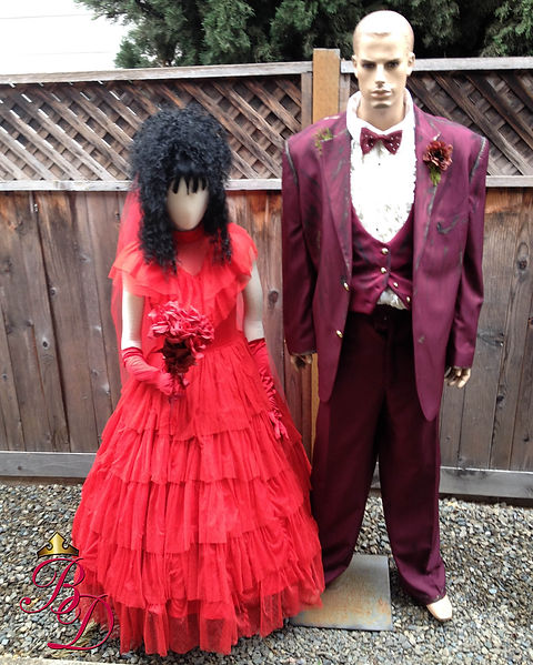 Lydia Deets and Beetlejuice Couples Costume