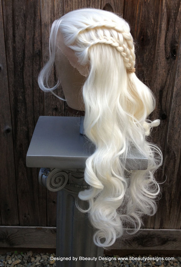 Thumbnail: Daenerys Inspired vA Braided Hair Lace Front Wig