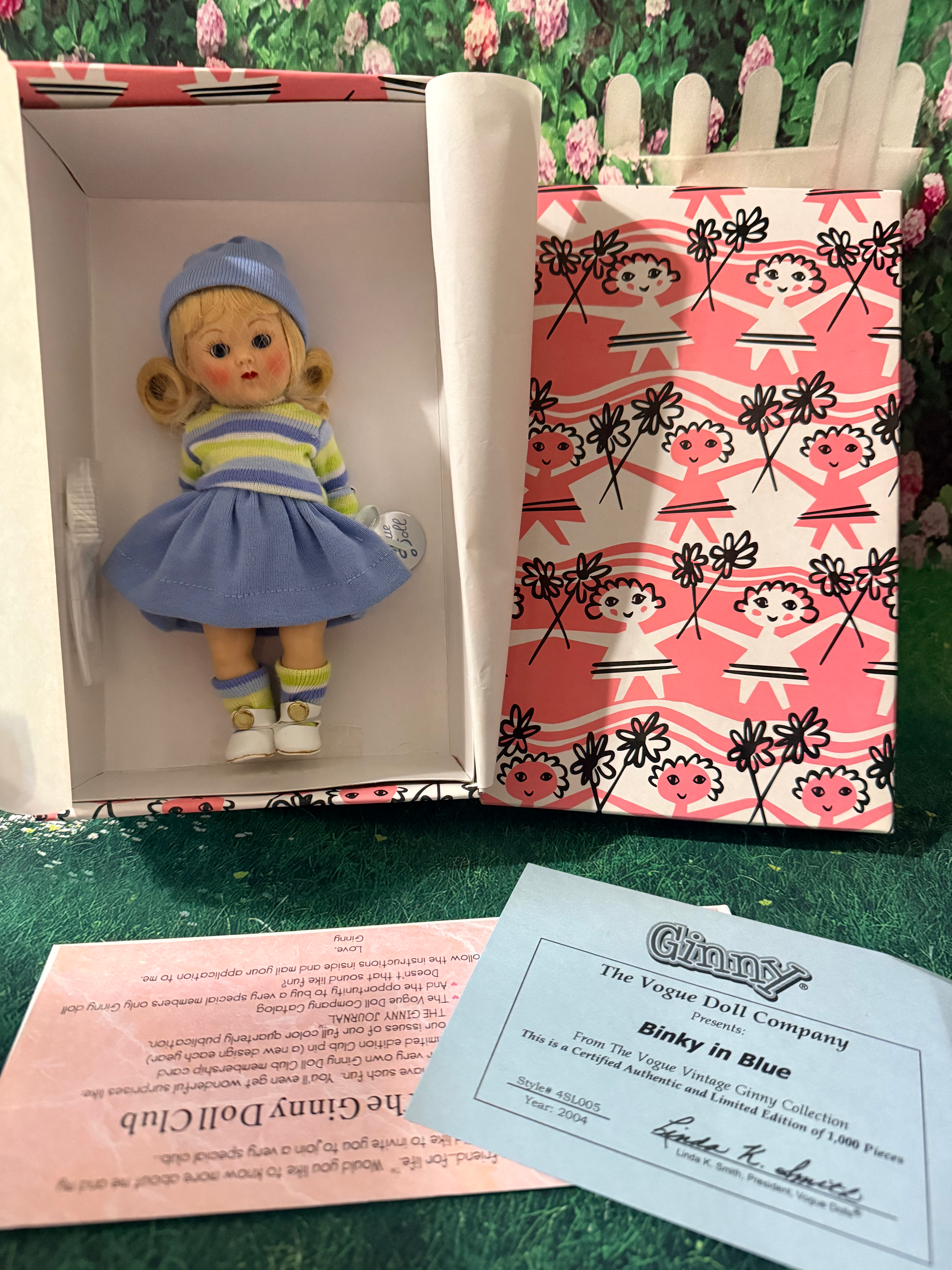 Adopt Me: Vogue Ginny 8” Exclusive “Binky in Blue” New in Box
