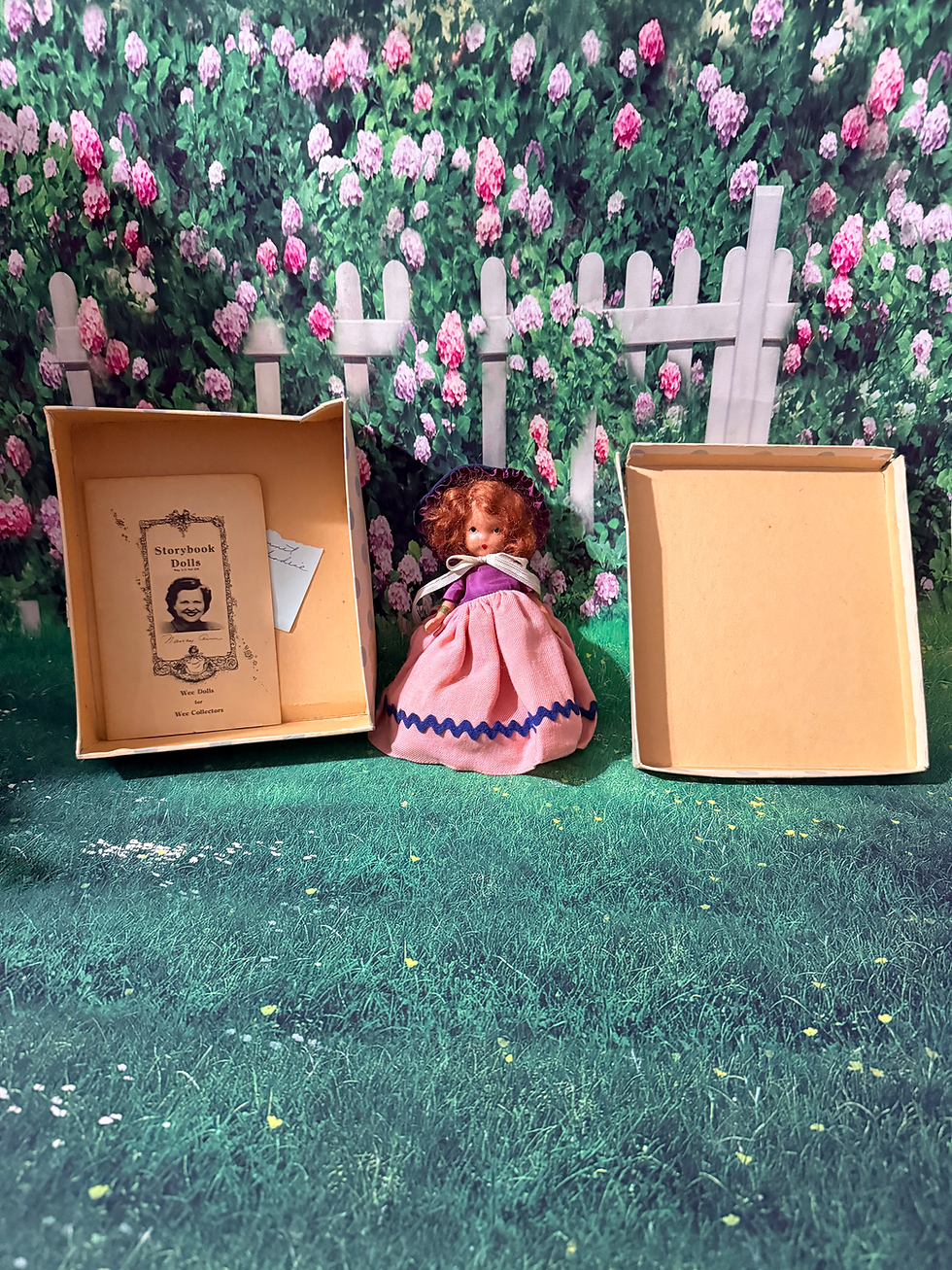 Thumbnail: Adopt Me: Nancy Ann Storybook Doll 5.5" Little Miss Donnet #163