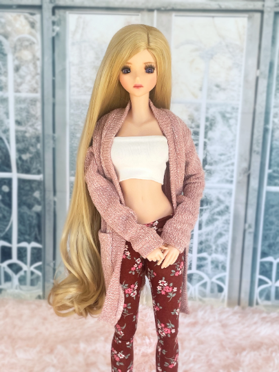 Thumbnail: Rapunzel Extra Long Wig in Light Blonde Replacement Wig for BJD 1/3& Smart Dolls