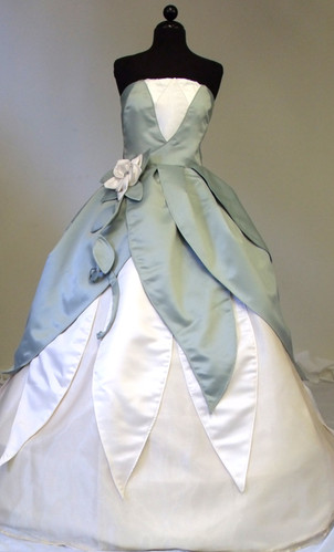 open lace back dress Disney Princess Tiana The Princess and the Frog Inspired Tutu Dress