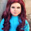 Thumbnail: Katie in Blazing Red Size 13-14" Wig for My Twinn Dolls