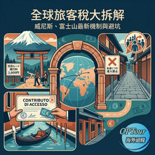 【OPTour 海外熱話】去旅行要交「入場費」？2026 全球「旅客稅」大拆解：威尼斯、富士山最新收費機制與避坑指南