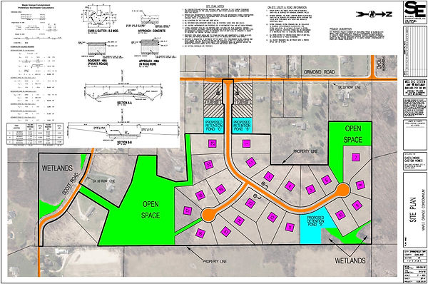 Maple Grange Site Plan Sheet